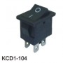 Переключатель KCD1-104/4p черный