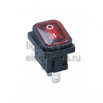 Переключатель KCD1-106/3PN FS 220V Зеленый