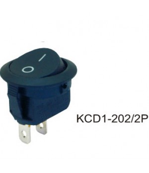Переключатель KCD1-202/2P серый