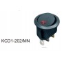 Переключатель KCD1-201/MN LED 12v Зеленый