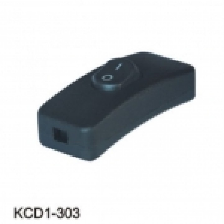 Переключатель KCD1-303 черный