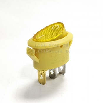 Переключатель KCD1-311/3PN 220v Желтый