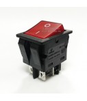 Переключатель KCD4-201/6PN FS Красный