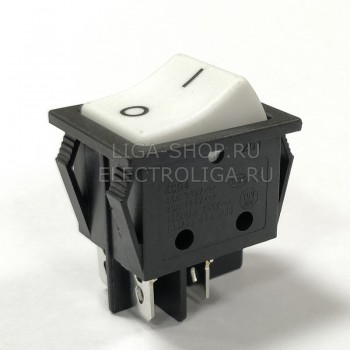 Переключатель KCD4-201/4PV (ON)-OFF белый