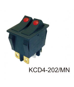 Переключатель KCD1-201/MN зеленый