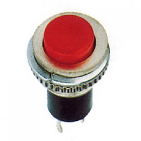 Кнопка DS-316 Красный (гайка снизу)