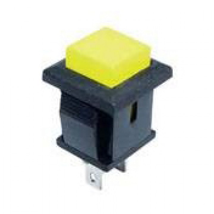 Кнопка DS-430, желтая без фиксации