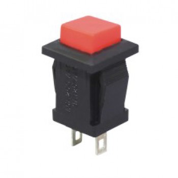 Кнопка DS-429, красный, фиксация