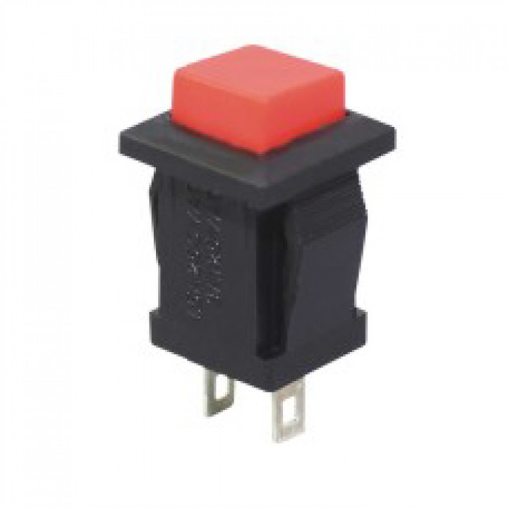 Кнопка DS-429, красный, фиксация