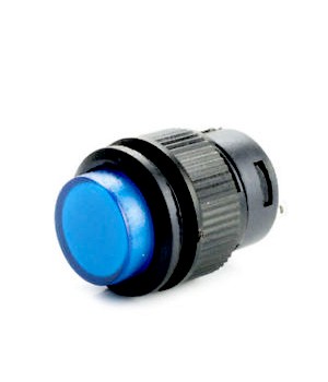 Кнопка R16-503/AD синий с фиксацией