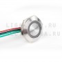 Кнопка Антивандальная A22-US 12-24v NL Красный c проводом