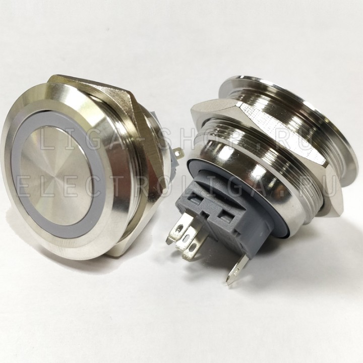 Кнопка Антивандальная A30-A1 (TYPE C) 12-24v NL Красный